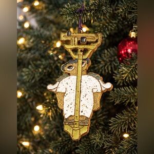 Saint Andrew’s Priory Diet Angel Ceramic Plaque Valyermo CA Handmade Monk Art